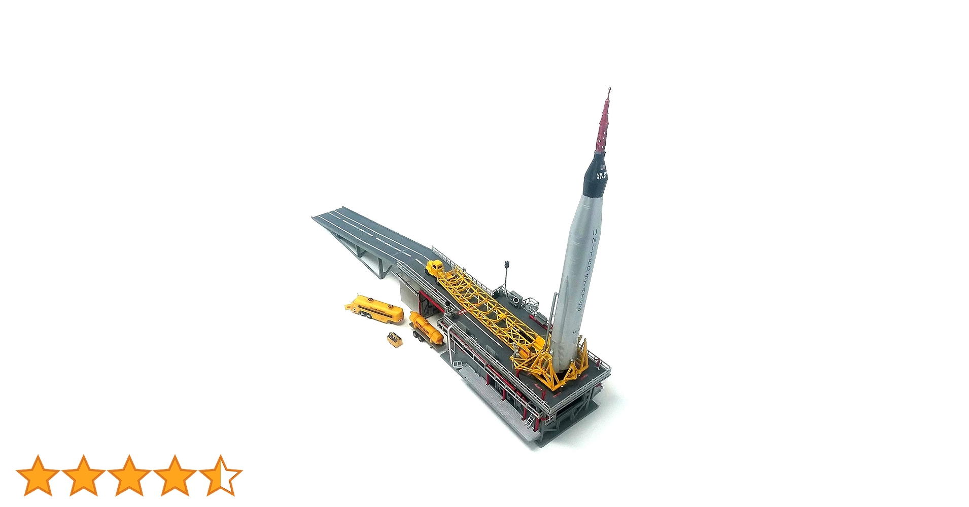 ATLANTIS MODELS Atlas Rocket with Launch Pad and Mercury Capsule